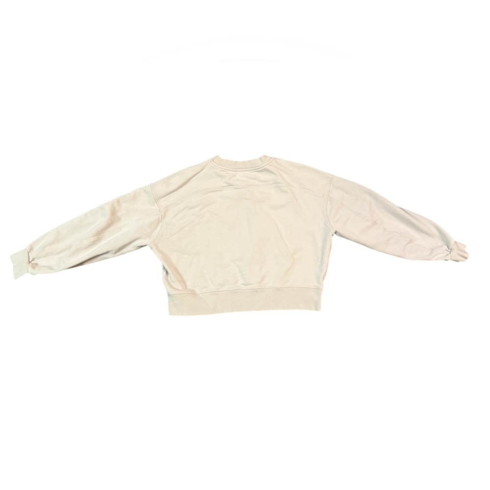 LuluLemon Perfectly Oversized Cropped Crew French Terry In White Opal Size Small - Picture 8 of 9